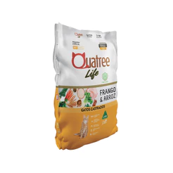 Ração Quatree Life Gatos Castrado Frango e Arroz 3 kg
