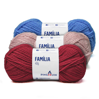 Lã Família Pingouin 40g 106metros em Oferta na Shopee