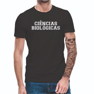 Camiseta Ciências Biológicas Camisa Biólogo Bióloga Curso Biologia Faculdade Universidade Pronta Entrega Varias Cores