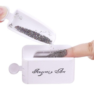 Coletor de Glitter Recipiente Dispenser Decoração de Unhas
