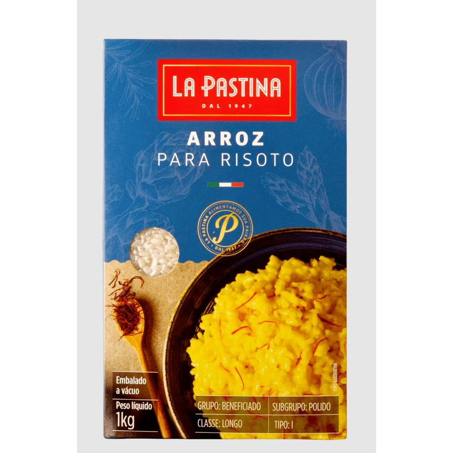 Arroz Risoto Tipo 1 La Pastina Caixa 1kg