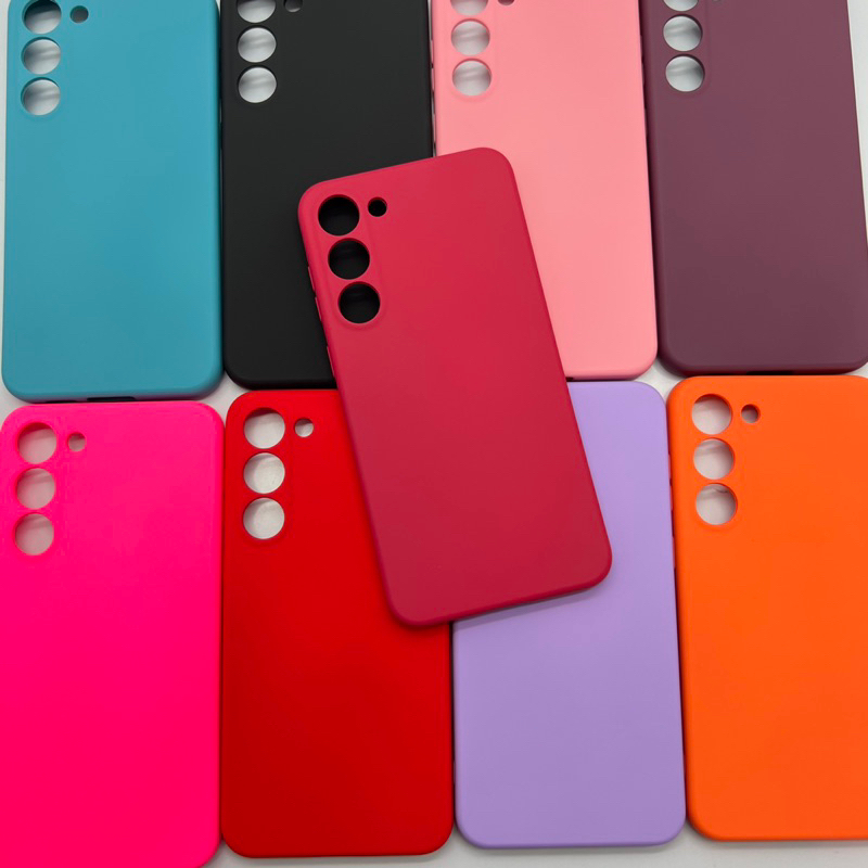 Capa para Galaxy S23 (6.1") - Capa + Pelicula 3D ou Só 1 Capinha Aveludada Case