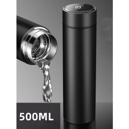 Garrafa MOD 2 Térmica 500 Ml Inox Inteligente Com Medidor De Temperatura Ideal Para Viagens Escritório em Oferta na Shopee