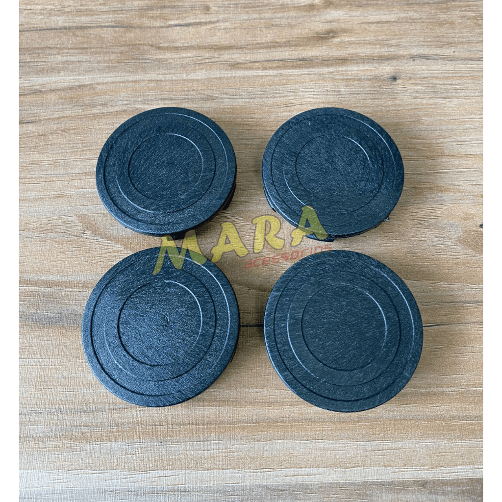 KIT CALOTINHA MIOLO TAMPA PARA CENTRO DE RODA TAMPA SCORRO 55MM RETA (110524)
