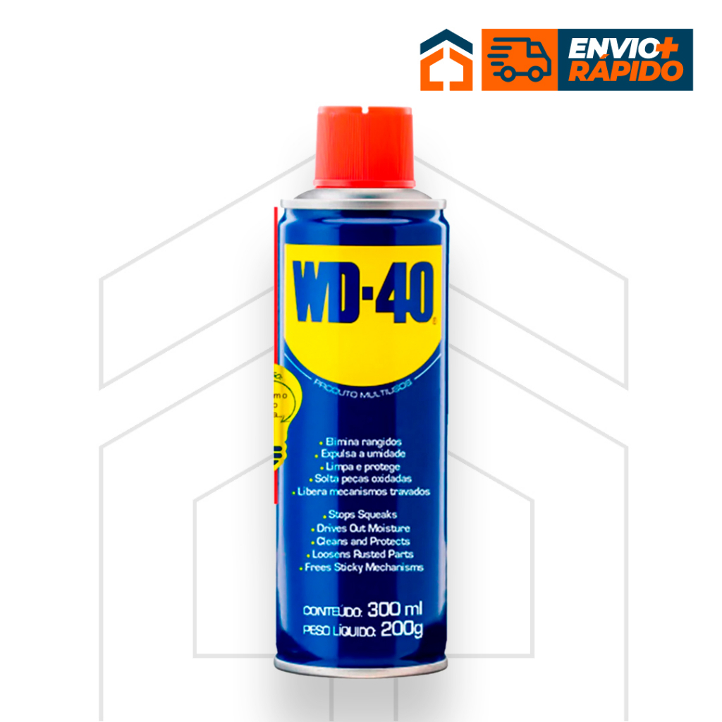 WD40 300ml Óleo Desengripante Lubrificante Multiuso Spray WD 40