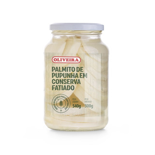 Palmito de Pupunha Fatiado em Conserva 300g - Oliveira