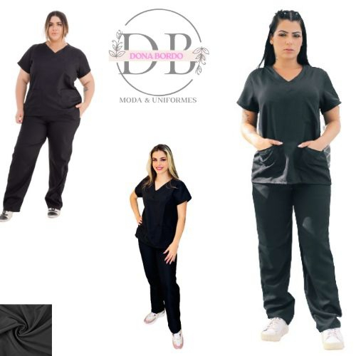 Uniforme Profissional Hospital Saúde Conjunto Scrub Hospitalar Cirurgico Pijama Gabardine 10