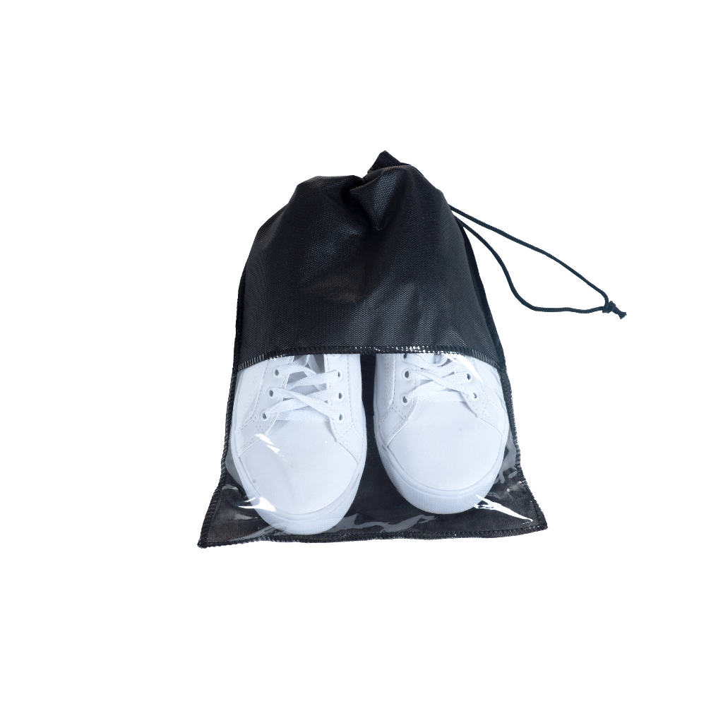 Saco para Organizar Sapatos Chinelos Tênis Para Viagem de Tnt com Visor em Pvc