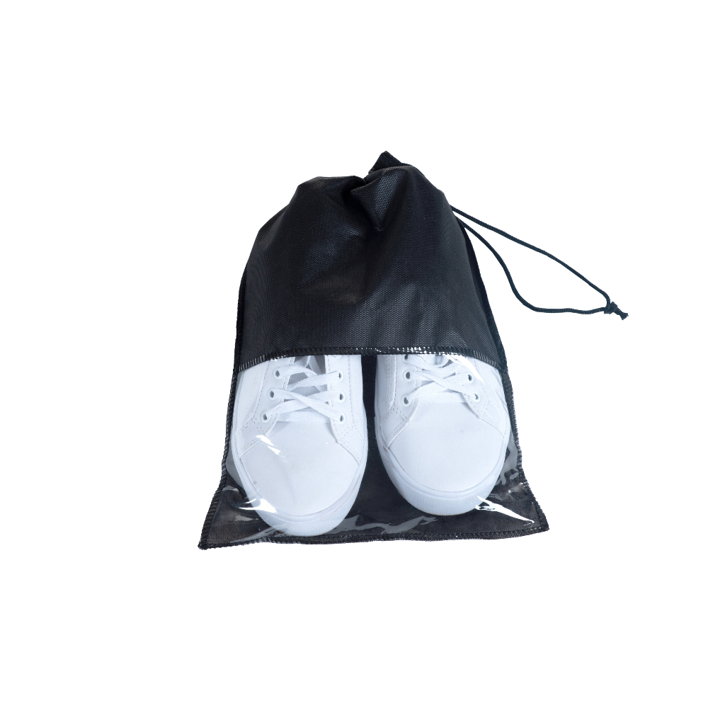 Saco Organizador para guardar Sapatos,Tênis,Chinelos, de TNT com Visor em Pvc para Viagem