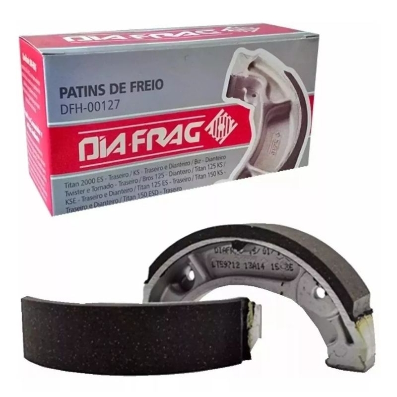 Lona Freio Patin Titan 150 160 Dianteiro traseiro 0.25 diafrag