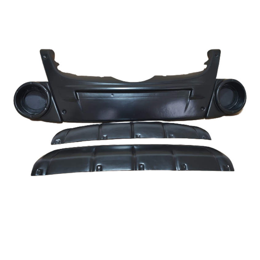 Kit Molduras Apliques Frontal / Aplique Para Choque Plástico Gol / Saveiro / Parati Rallye G4 Volkswagen Completo!