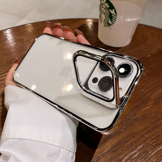 Capinha de Luxo Proteção da Câmera iPhone 13 14 Anti Queda Risco Militar