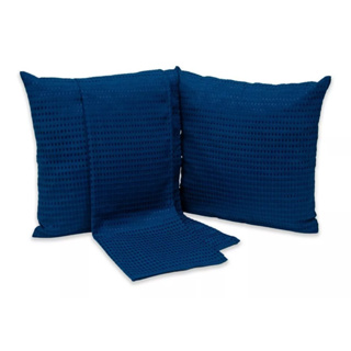 Kit Peseira Casal Padrão 3 peças Tecido Piquet Liso em Oferta na Shopee