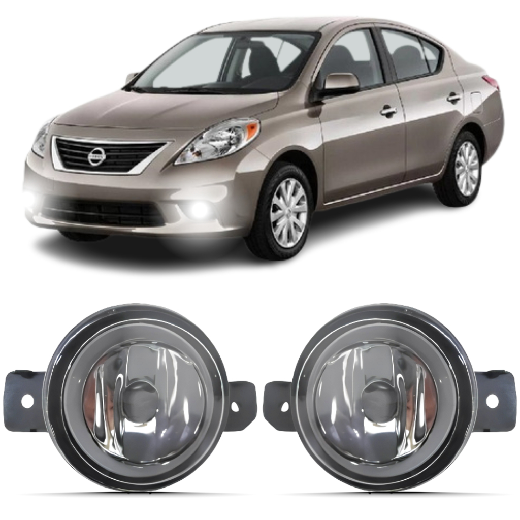 Par Farol Milha Nissan Versa 2011 2012 2013 2014 2015 2016 2017 2018 2019 2020 em Oferta na Shopee