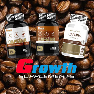 Cafeína Growth Suplementts + Energia 100mg 210mg 420mg