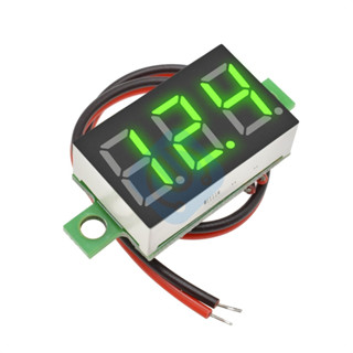 Mini Voltímetro Digital VDC com 2 Fios Led Verde - 4,50v - 30v - cod.98