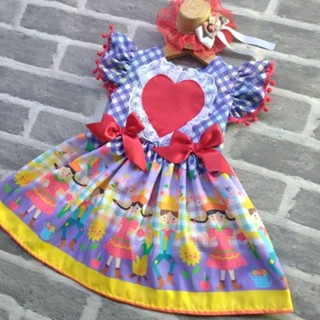 vestido quadrilha