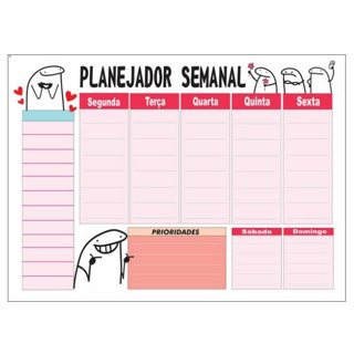 Quadro Planejador De Metal Semanal  60x40cm + Caneta - PG60 em Oferta na Shopee
