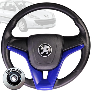 Volante Esportivo cruze azul para peugeot 106/206/306 308 em Oferta na Shopee