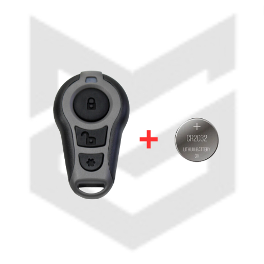 Capa Carcaça Controle Alarme Defendertech Stetsom Fks Sistec + Bateria em Oferta na Shopee