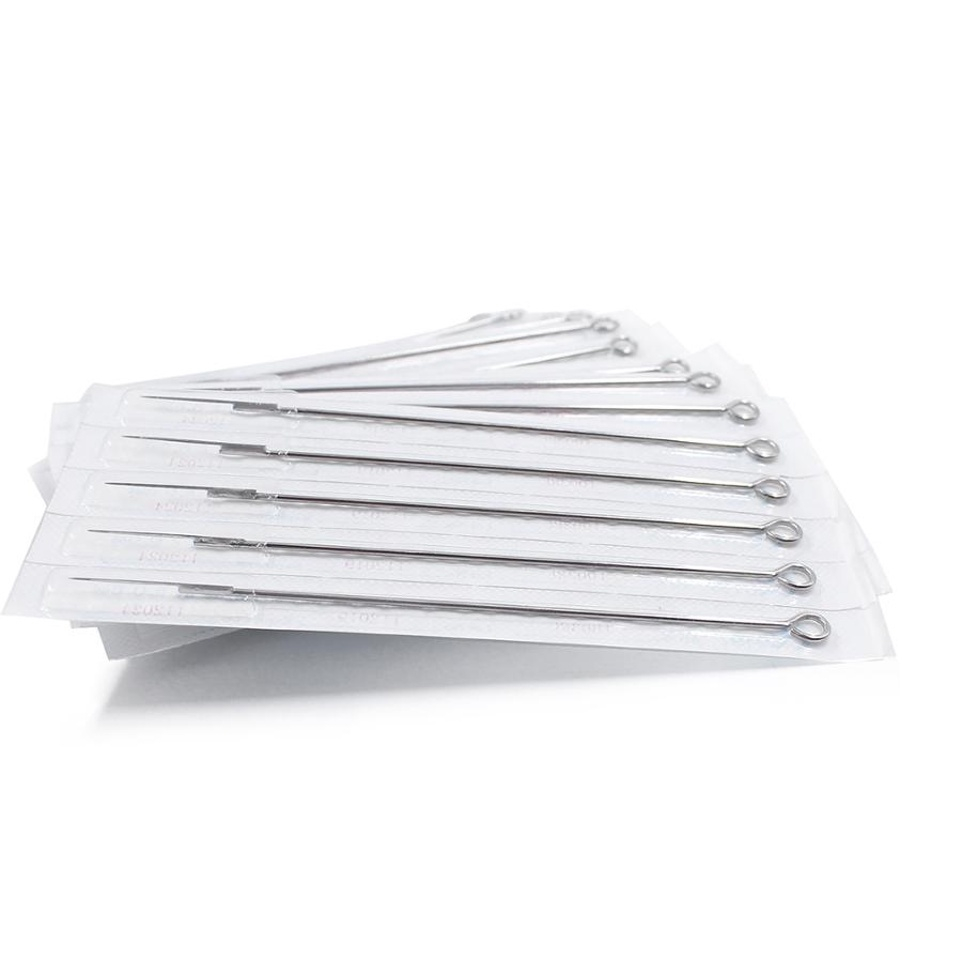 kit 5 unid Agulha Soldada Tattoo Cartela Descartável Aston