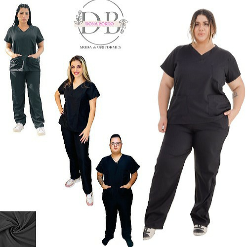 Dentista - Pijama Cirúrgico Feminino - Veterinário - Médica Uniforme Profissional Hospital Enfermagem Médicos 10