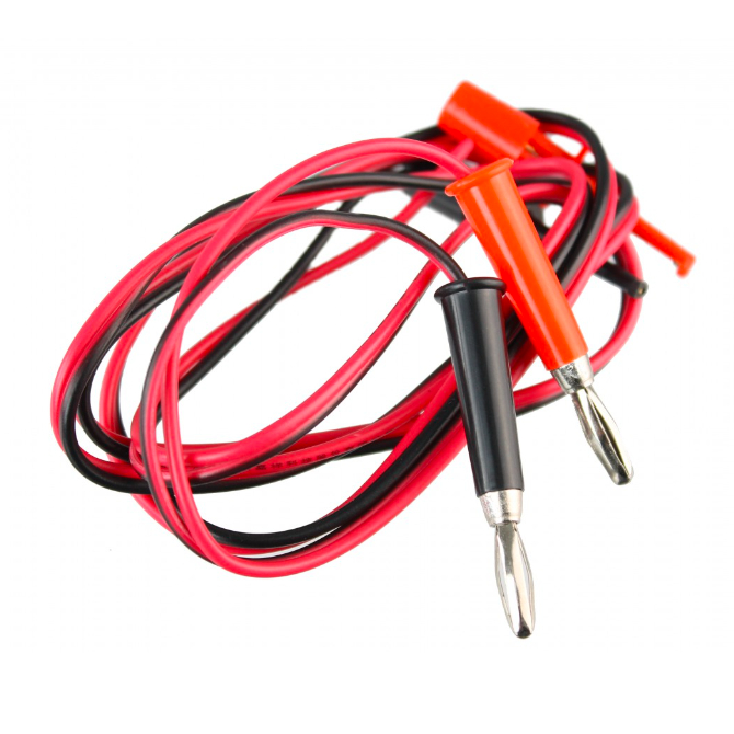 Cabo de Teste para Fonte de Bancada e Multímetros - Plug Banana