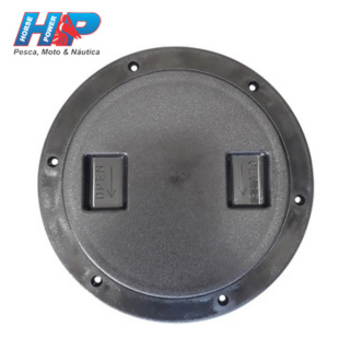 Tampa de Inspeção HP Preta 6" Para Lanchas e Caiaques em Oferta na Shopee