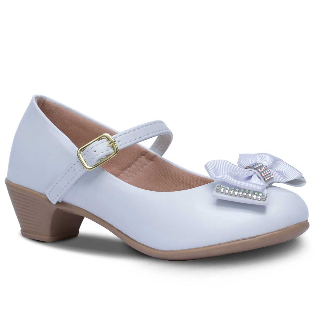 Sapatilha Infantil Feminina Saltinho Salto Sapato Criança 03.14