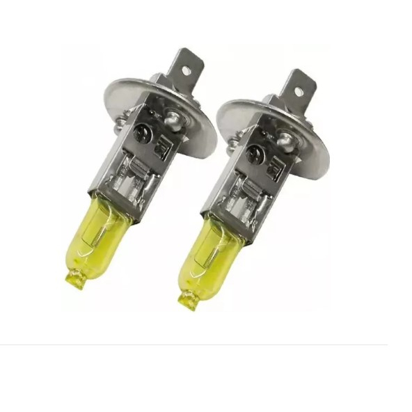 Par Lâmpadas H1 Super Amarela Yellow Gold 3000K com Efeito Xenon em Oferta na Shopee