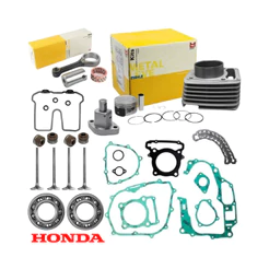 Kit Cilindro CB 300 XRE 300 Rolamento Original Biela Válvula