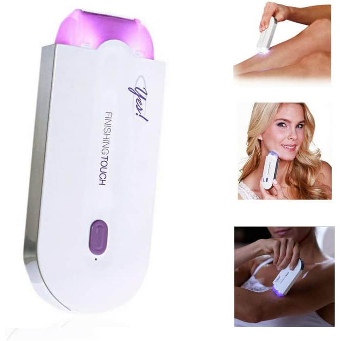 Depilador elétrico feminino Removedor De Pelos facial corporal Yes Finishing Sem Fio recarregável