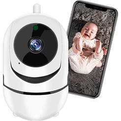 Camera Ip Wifi Giratória Babá Eletrônica Yoosee Com Visão Noturna monitoramento Bebê Animal De Estimação Idoso