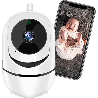 Camera Ip Wifi Giratória Estilo Babá Eletrônica Com Visão Noturna monitoramento Bebê Animal De Estimação Idoso