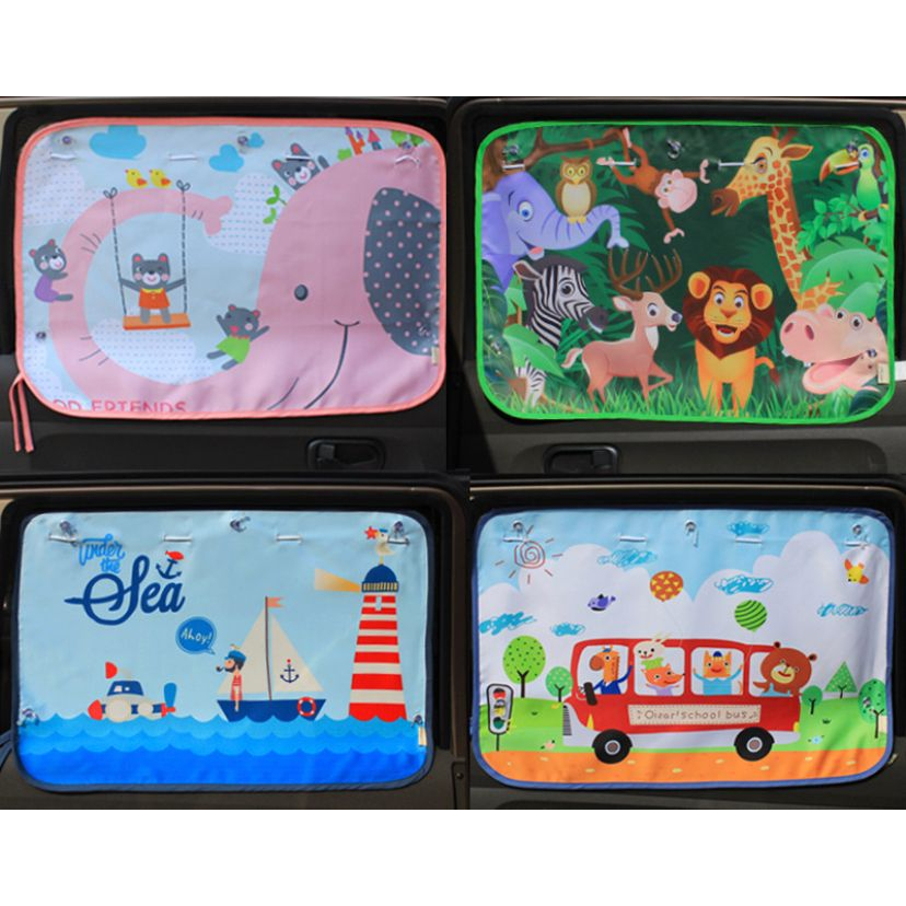 Cortina Protetor Solar Janela Bebê Infantil Carro em Oferta na Shopee