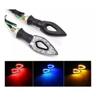 04 Pisca Seta Esportiva Moto LED CB 300 XRE Fazer CBX 250 Titan Universal em Oferta na Shopee