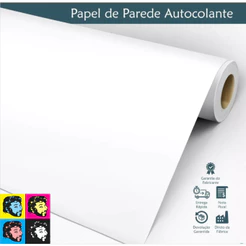Adesivo Branco Para Envelopamento Vinil Autocolante Branco para Móveis Geladeira Fogão Portas Decoração