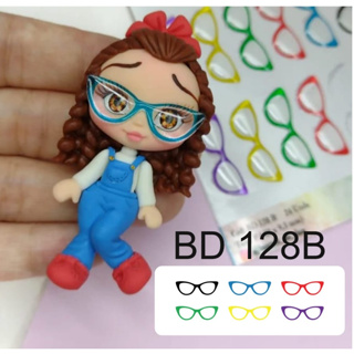 BD 128B - ADESIVO RESINADO ÓCULOS GATINHO em Oferta na Shopee