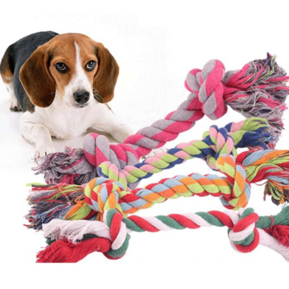 Brinquedo Corda Nó Crochê Brinquedo Mordedor P/ Cães Cachorro Pet Cabo De Guerra em Oferta na Shopee