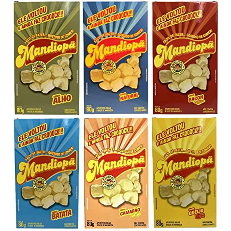 Mandiopã 6 Sabores a e Escolher Caixinhas com 80 gramas cada Mandiopa em Oferta na Shopee