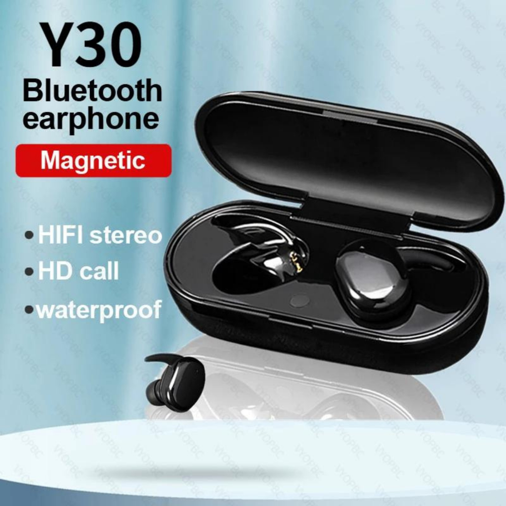 Y30 TWS Fones de Ouvido Sem Fio Bluetooth 5.0 Sem Fio Melhor Que Xiaomi e JBL Estéreo Com Microfone Controle de Toque