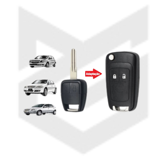 Chave Canivete GM Chevrolet Celta Corsa Classic S10 Montana 2 Botões em Oferta na Shopee