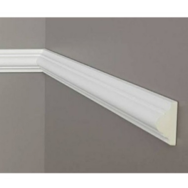 Kit Moldura Isopor Decorativa Boiserie 10 Metros Forro Rodapé - Home & Living