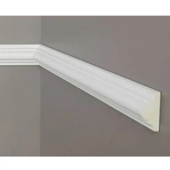 Kit Moldura Isopor Decorativa Boiserie 10 Metros Forro Rodapé