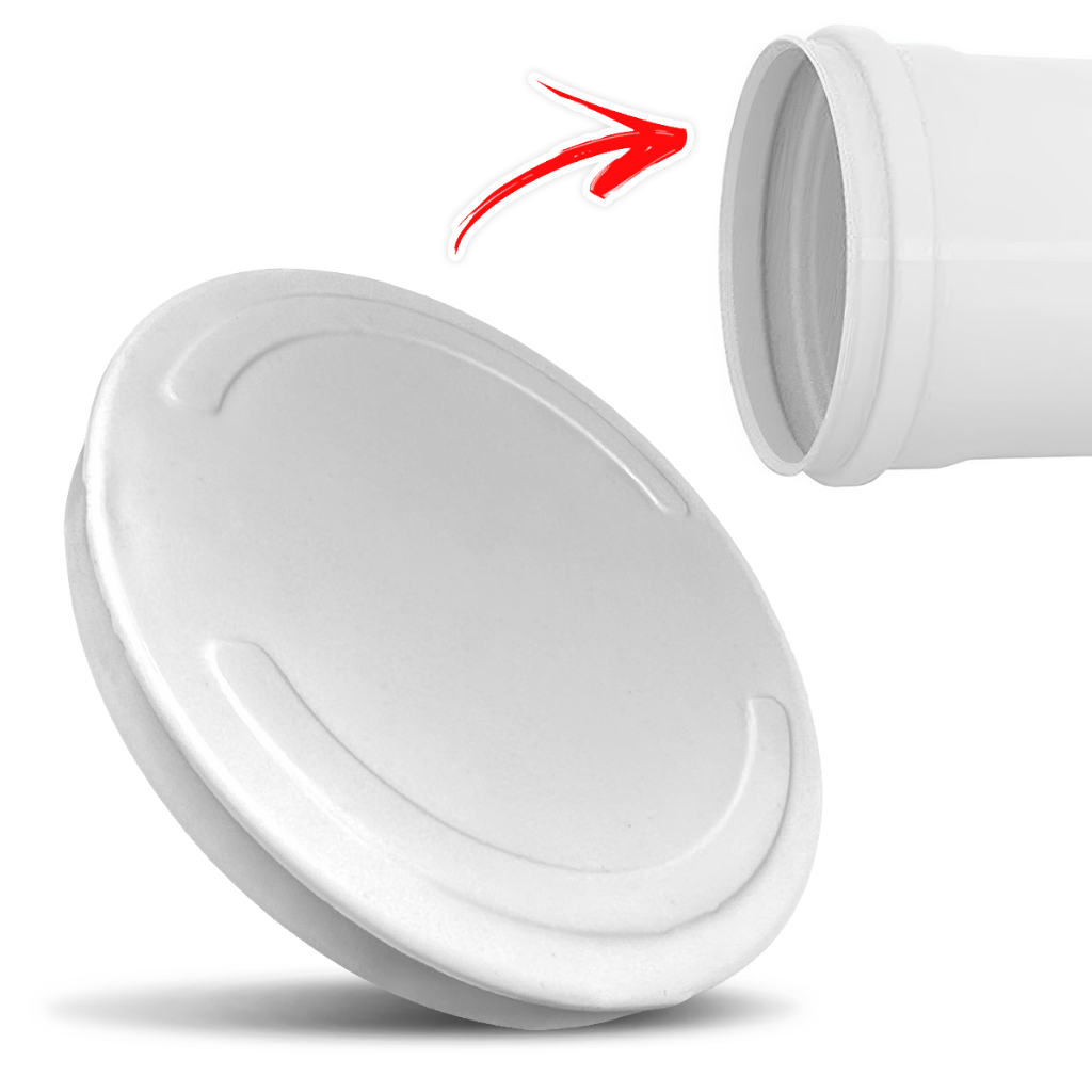 Tampa Cega Cano Agua Esgoto Tubos Pvc 100mm em Oferta na Shopee