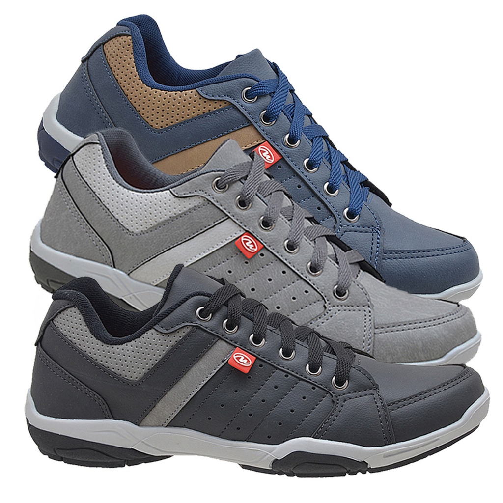 Kit 3 Pares Sapatênis Masculino FXB Conforto Leve Macio Social 940 em Oferta na Shopee