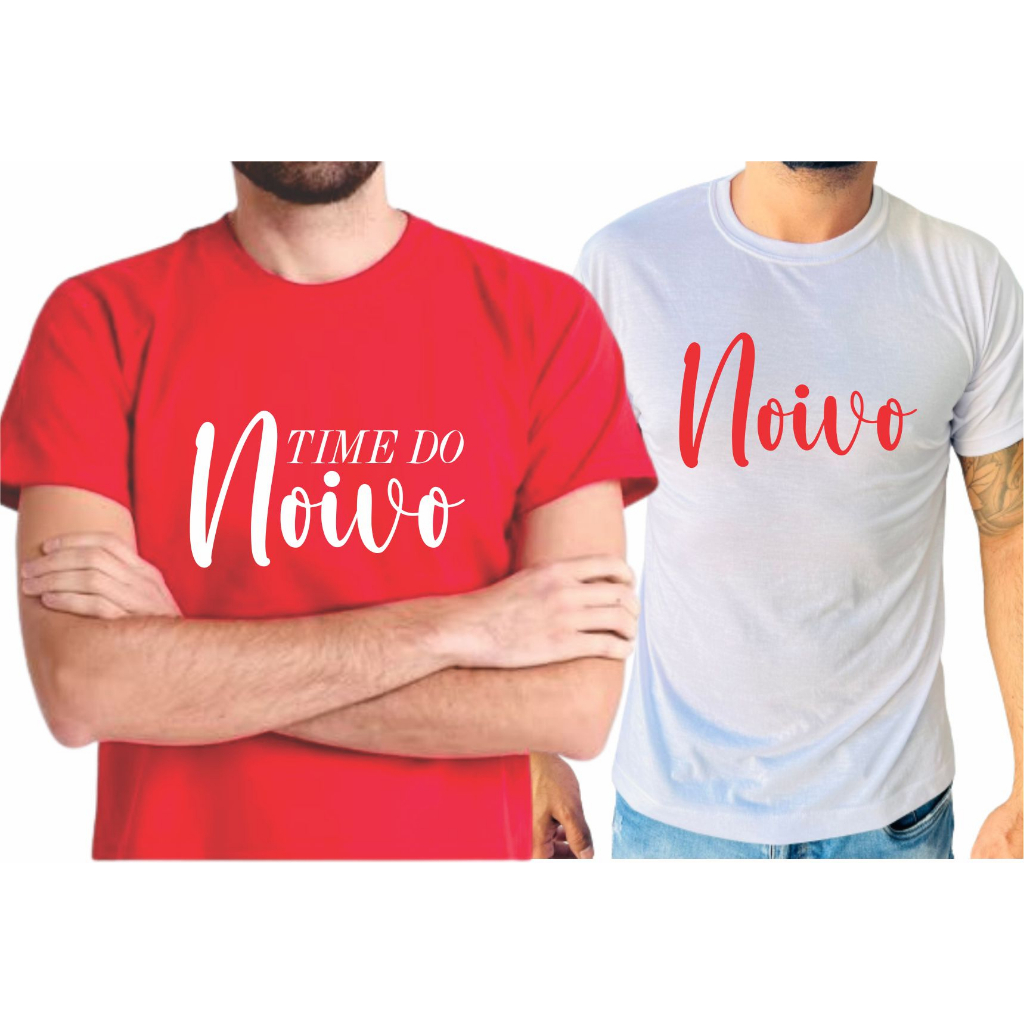 Camiseta Vermelha Time do Noivo