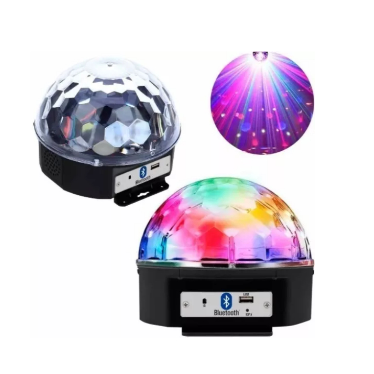 Bola Maluca Globo Led Bluetooth Controle Remoto Usb Mp3