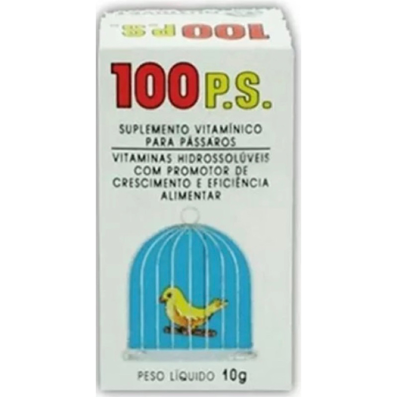 100 Ps - Suplemento Vitamínico Para Pássaros em Oferta na Shopee
