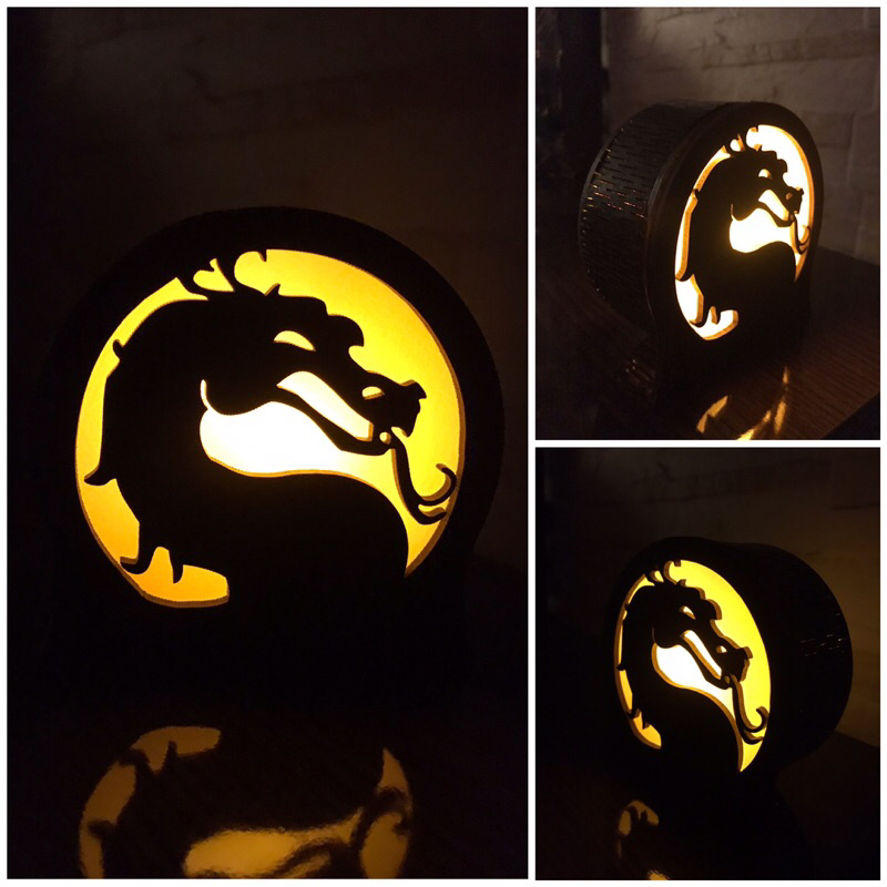 luminária Geek de mesa Mortal Kombat em Oferta na Shopee